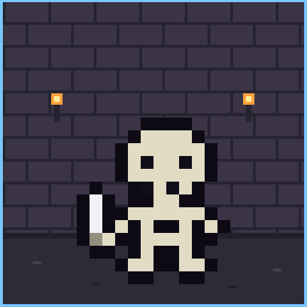 Pixel Lineage Monsters: Find an Enemy by Area