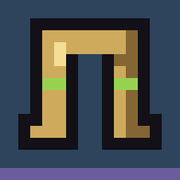 Pixel Lineage Greedy Harvestwarden Greaves item icon